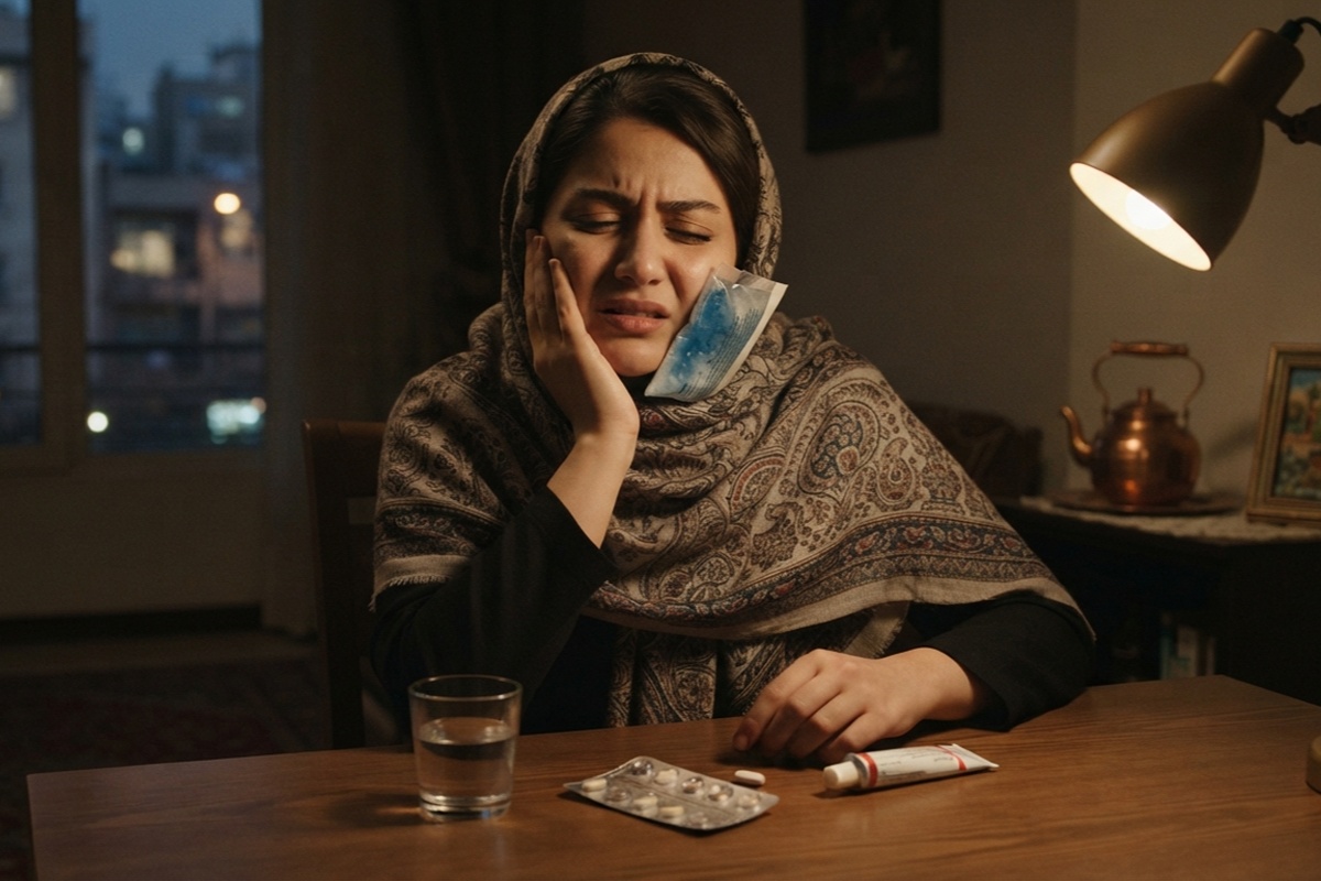 دنداندرد ناگهانی در شب دنداندرد ناگهانی در شب